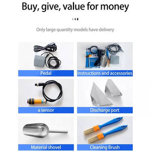 Cohomachine F-3000บรรจุเครื่องเทศข้าวแบบกึ่งอัตโนมัติ1-3000กรัมพร้อมกรวยขนาดใหญ่ - Product Image 5