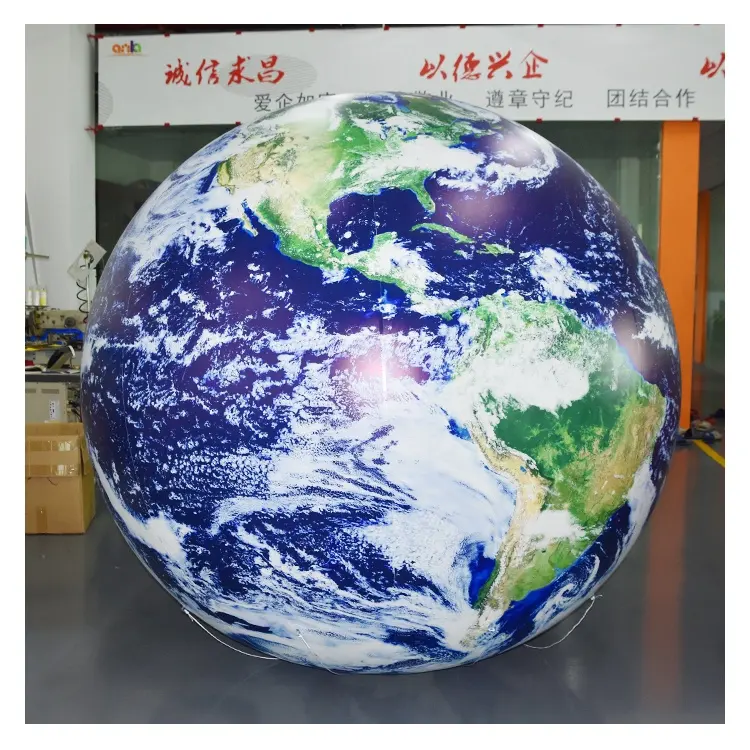 Custom Nine Planet Earth Balloon Solar System Advertising Inflatable PVC Balloon For Hanging