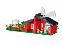 Jouets de construction XMORK, ferme de Pâques, ensemble d'animaux 3 en 1 avec lumière LED, cadeau de vacances pour enfants