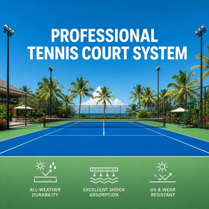 Solution de construction clé en main sur mesure pour terrain de tennis OEM ODM - Product Image 1