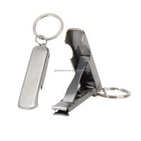 Porte-clés en métal souvenir personnalisé avec coupe-ongles, petit coupe-ongles