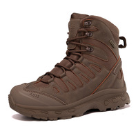 Bottes tactiques de randonnée et d'alpinisme pour hommes de haute qualité, chaudes, imperméables, de style outdoor, antidérapantes