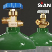 Vanne de régulation de pression résiduelle (RPV) manuelle OEM personnalisable pour bouteille de CO2 – Vannes de contrôle axiales industrielles