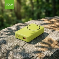 Batterie externe magnétique portable facile à transporter, universelle OEM avec câble, vente en gros, mini PD 20W, charge rapide, 10000mAh