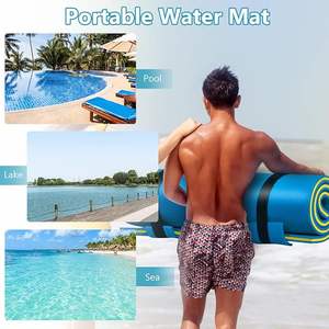 Aangepaste Fabriek Groothandel Lelie Pad Drijvende Water Mat <span class=keywords><strong>3</strong></span>-laags Scheurbestendig Xpe Schuim Drijvende Mat Voor Meer Strand Oceaan Zwembad - Product Image 3