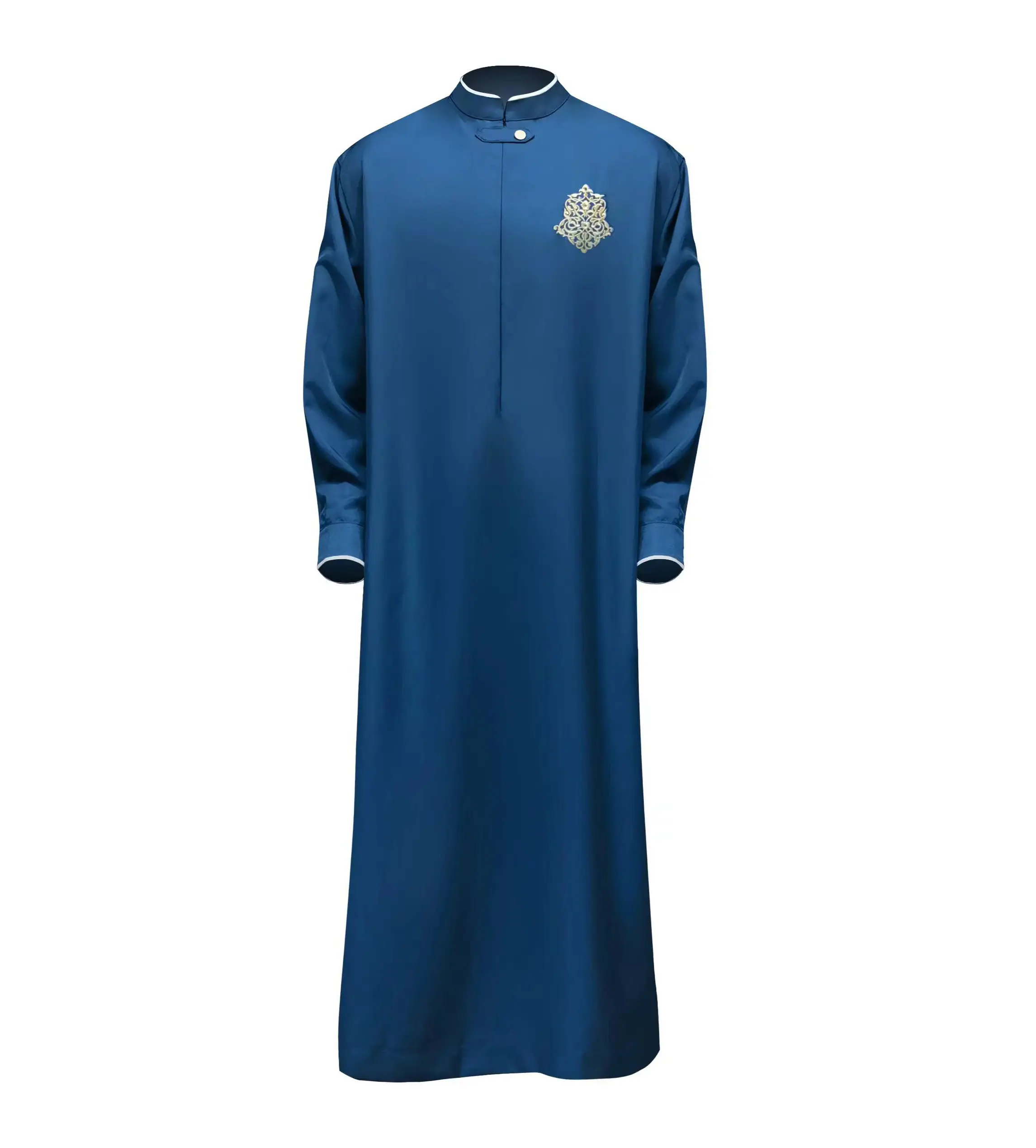 2023 người đàn ông Ả Rập cộng với kích thước áo choàng Muslim thêu jubba Robe thobe jubba thawb cho nam giới