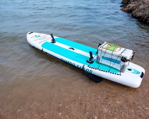 Envío gratuito Stand up paddle surf pez inflable de tablas de sup inflable de pesca stand-up paddle board - Product Image 4