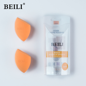 Logo personnalisé de haute qualité 1 pièces/2 pièces/3 pièces <span class=keywords><strong>éponge</strong></span> de maquillage professionnelle en <span class=keywords><strong>microfibre</strong></span> douce et plate pour la beauté du visage - Product Image 5