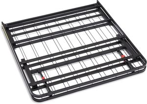 Cadre de lit plateforme pliable en acier allié, robuste, sans <span class=keywords><strong>sommier</strong></span> requis, hauteur de 14 pouces, installation sans outil, taille simple/jumelle - Product Image 6