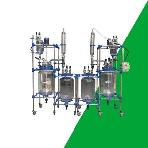 Réacteur en verre gainé 150L réacteur chimique à grande échelle pour la synthèse intermédiaire en vrac - Product Image 4