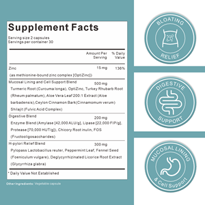 OLLI OEM <span class=keywords><strong>Private</strong></span> <span class=keywords><strong>Label</strong></span> capsule per la pulizia del <span class=keywords><strong>Colon</strong></span> integratore per il supporto intestinale per adulti non per le donne in gravidanza - Product Image 2