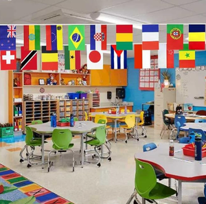 ธงประดับแบบกำหนดเองของอิหร่าน ธงเยอรมัน สำหรับการแข่งขันฟุตบอลปี 2026 ตกแต่งภายในและภายนอกอาคาร ดีไซน์ทุกประเทศ ขายส่ง - Product Image 4