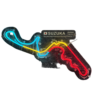 Letrero LED de Neón Personalizado NEONMASTER con Diseño <span class=keywords><strong>del</strong></span> Circuito de Carreras de Suzuka, Sin Instalación, Decoración Publicitaria para Cuarto de Hombre, Fuente de Luz de Neón - Product Image 1