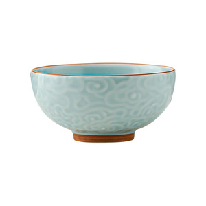 Bol à riz en céramique de Jingdezhen, motif nuage en céladon, pour usage domestique, bol à soupe et nouilles - Product Image 5