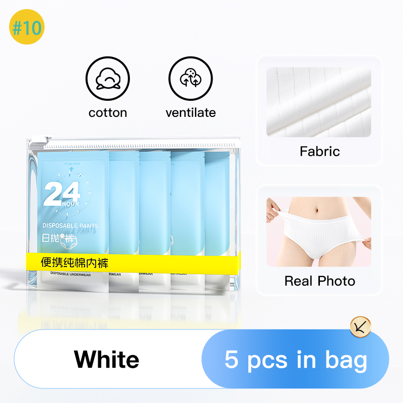 10 Blanc épaissi-Sac rise-5pcs-in intermédiaire