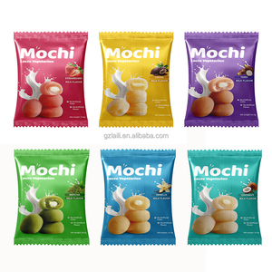 Bánh Sandwich nhà máy khô mềm với đồ ăn nhẹ hạt ngọt món tráng miệng trong bao bì túi Mochi Sữa Dâu hương vị bánh gạo - Product Image 6