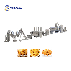 Système de traitement de chips de riz savoureuses, machine d'extrusion de gaufrettes croustillantes, machine à extruder les céréales, friandises croustillantes épicées, craquelins de riz - Product Image 2