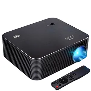 AliExpress Proyektor Pintar 4K HD 1080P LED 3D 4K, Proyektor LED Dipasang Di Langit-langit Harga Rendah untuk Dijual