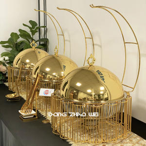 Set Perlengkapan Prasmanan Mewah Timur Tengah untuk Hotpot Ramadan, Penghangat Makanan, dan Hidangan Prasmanan - Product Image 3