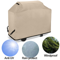 Vente directe d'usine, housse de barbecue de 58 pouces, robuste, imperméable, anti-UV et anti-poussière, pour extérieur