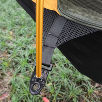 Hamac de camping en nylon pour l'extérieur avec moustiquaire, imperméable, durable, anti-retournement, tente balançoire pour 2 personnes
