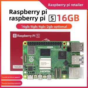 Carte de développement Raspberry <span class=keywords><strong>Pi</strong></span> 5ème génération 5B/4B 8 Go, carte mère, kit de programmation Python et IA, emballage sans carte - Product Image 2