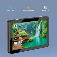 Pantalla LCD Táctil Digital de 43 Pulgadas para Exteriores, Resistente al Agua IP65, Señalización Digital Montada en Pared, Gráficos Animados, Publicidad Interactiva