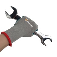 Gants de protection en latex résistant à l'abrasion, coton, paume enduite, 10 gauge