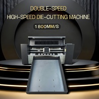 YITU Máquina de corte de plotter de 2 cabezales con servomotor sin escobillas de 1800 mm/s, cortadora de etiquetas, máquina de troquelado A3, plotter A3