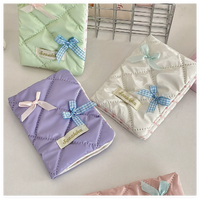 Dompet Tempat Kartu Tas Penyimpanan Passport Perjalanan Fashion Bahan PU Bordir Bintang Multifungsi
