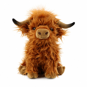 Peluche Mucca Highland Marrone, Giocattolo di Peluche Mucca Highland Scozzese, Peluche Yak Scozzese, Bambola per Bambini - Product Image 3