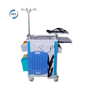 Rayman EHBO Medische Trolley Kar Met Universele Wielen Rem Noodwagen Kar Voor Instrumentopslag - Product Image 5