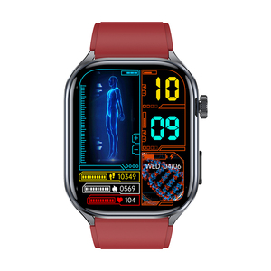 ECG tim sức khỏe phân tích huyết áp khỏe mạnh thông minh đồng hồ với đèn pin BT gọi thể thao theo dõi et572 Smartwatch - Product Image 2