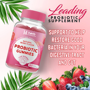 OEM/ODM Probiotique pour femmes pour la santé vaginale Probiotiques avec canneberge Gommes probiotiques pour la santé des voies urinaires pour femmes - Product Image 4