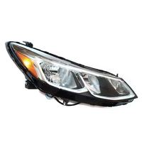 Ensemble de phares pour Chevrolet Cruze 2016-2018 version américaine, lentille de projecteur, LED DRL, boîtier noir, lentille transparente, paire, 12V, berline