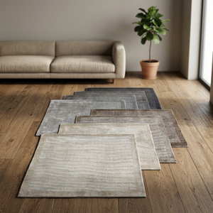 Collection Ocean Art - Tapis en laine/soie tufté à la main, durable, pour hôtels à fort trafic, luxe, lavable, extra épais, antidérapant, Kilim - Product Image 5