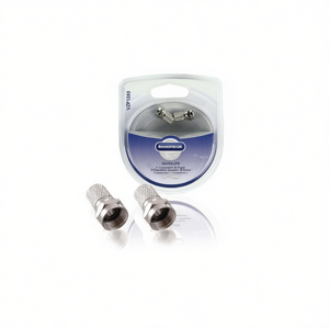 Connecteur F Banbridge mâle-mâle, lot de 2, adaptateur coaxial satellite - Product Image 3