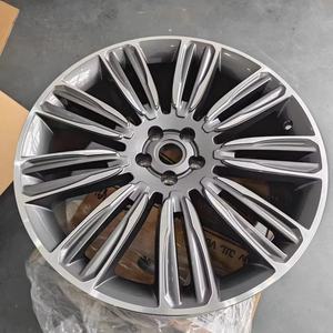 YXQ Bon Prix Graphite Mat Visage Usiné 21 * 9.5j 22 * 9.5j 5x120 Monobloc One-pc Jantes De Voiture Forgées Fit pour RR <span class=keywords><strong>Velar</strong></span> Car - Product Image 1