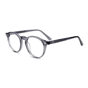 Glasses Latest Model Acetate Optical Glasses Retro Optics Round Frames Glasses Frames For Men Women