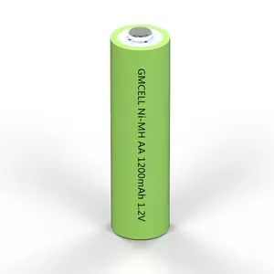 Brinquedos para veículo elétrico, folha de alumínio/PVC 1200mah, bateria recarregável AA Nimh