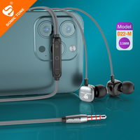 Écouteurs filaires SOMIC TONE, casque audio, écouteurs intra-auriculaires sport 3,5 mm, super basses, stéréo, avec micro pour téléphone