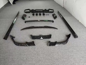 For BMW X6M Carbon Fiber Body Kit X6M LD Carbon Fiber Front Lip Diffuser Spoiler <b>Engine</b> <b>Hood</b> X6M Bumper Auto Parts - Product Image 6