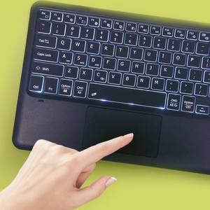 Bàn phím 12 inch độc quyền xuyên biên giới thích ứng với điện thoại di động máy tính bảng với bàn phím tiếng Tây Ban Nha màu cảm ứng - Product Image 4