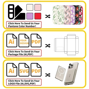 Sạc dự phòng mini siêu mỏng 9mm bằng nhôm, có logo tùy chỉnh, sạc nhanh không dây, từ tính, dành cho Apple <span class=keywords><strong>iPhone</strong></span> - Product Image 6