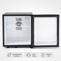 Mini-réfrigérateur électrique portable silencieux et économe en énergie de 30 L pour hôtel, chambre d'hôtes, refroidisseur de boissons