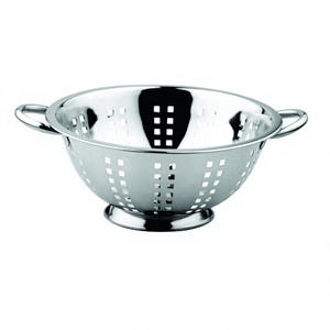 Passoire de cuisine passoire passoire passoire lot de 3 passoires multi-fruits en acier inoxydable avec poinçonnage carré et tuyau à la main - Product Image 1