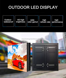 หน้าจอโฆษณากลางแจ้งกันน้ำ P10 ขนาด 960x960 มม. ความถี่ 3840Hz ความสว่างสูง 6500nits ติดตั้งแบบคงที่ - Product Image 4