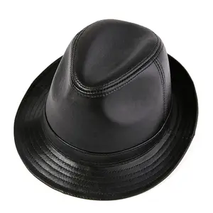 Mũ Fedora Trilby Thời Trang Mới Cho Nam Mũ Jazz Quý Ông Mũ Da Thật