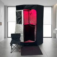 Offre spéciale Sauna électrique à domicile en polyester imperméable à 3 couches Restaure l'énergie Boîte à vapeur pour la transpiration Design moderne