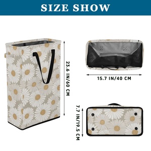 Panier à linge réutilisable en polyester, grand format, résistant à l'eau, écologique, style vintage, collection Aloha - Product Image 2